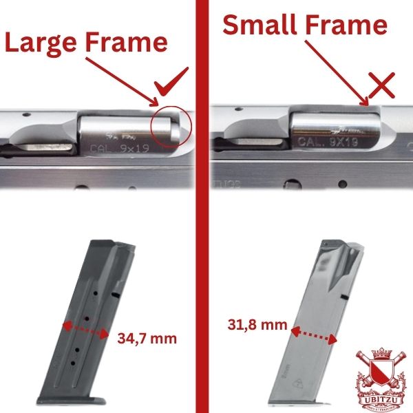 Small Frame vs Large Frame Tanfoglio models