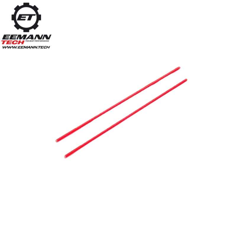 Universelle Glasfaser-Visierungseinsätze | 2-teiliges Set - Rot 1.0 mm - Ubitzu
