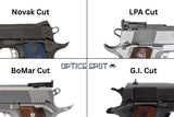 1911 [Novak Cut] red dot mount | type B [RMR & RTS footprint] - Ubitzu