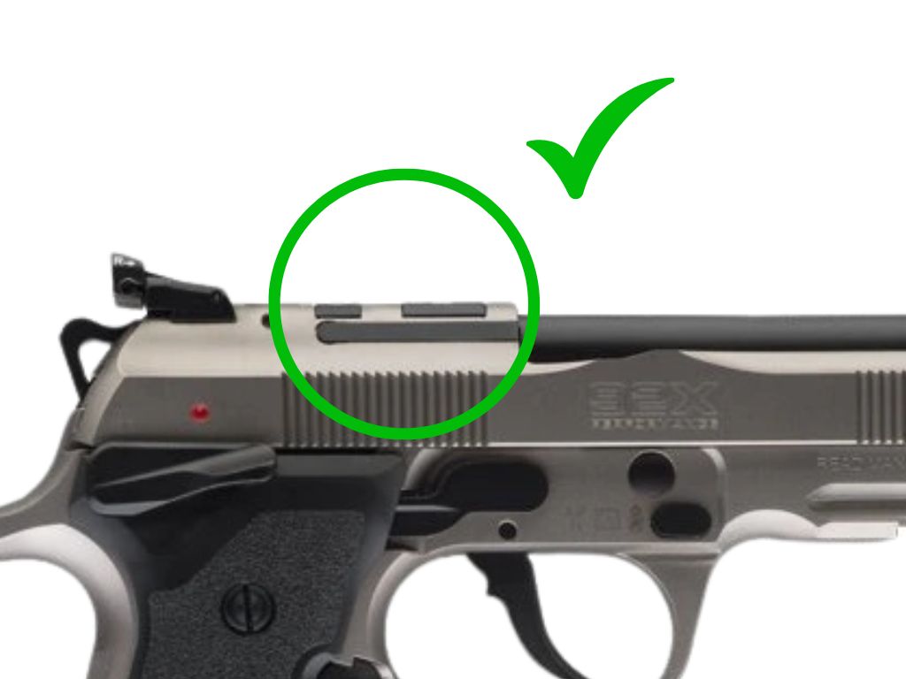 Beretta [92X 92XI 92 GTS 92X RDO M9A4] Optics Ready plate | C-More RTS footprint - Ubitzu