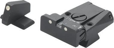 Browning Hi-Power adjustable sights | white dots - Ubitzu