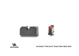 Co-witness sights for Glock MOS [G17 MOS G19 MOS & other] | fiber optic - Ubitzu