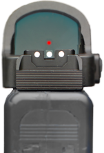 CZ Shadow 2 Carry semi-adjustable co-witness sights | luminescent dots - Ubitzu
