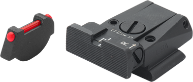 Ruger [P90 P91 P93 P94 P95 P97] verstellbare Visierung | Fiberoptik - Ubitzu