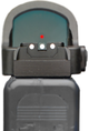 Semi-adjustable co-witness sights for Glock MOS [G17 MOS G19 MOS & other] | luminescent dots - Ubitzu