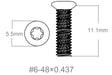 Set of screws 3pcs | 6-48x0.437’’ [T10] - Ubitzu