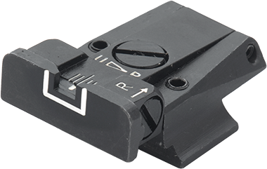 Smith & Wesson [645 745] adjustable rear sight | white lines - Ubitzu
