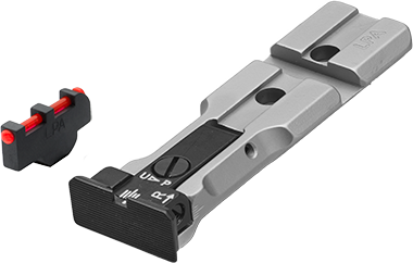 Smith & Wesson revolver [686 629 19 66 586 & other] red dot ready adjustable sights | fiber optic - Ubitzu