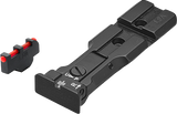 Smith & Wesson revolver [686 629 19 66 586 & other] red dot ready adjustable sights | fiber optic - Ubitzu