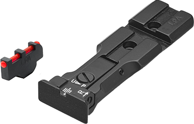 Smith & Wesson revolver [686 629 19 66 586 & other] red dot ready adjustable sights | fiber optic - Ubitzu